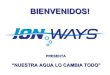 Ionways  I Nuestra Agua Lo Cambia Todo