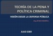 Teoría de la pena y Política Criminal