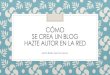 Blogspot y tu blog