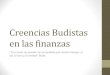 Creencias budistas en las finanzas