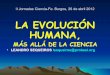 evolucion humana, más alla de la ciencia