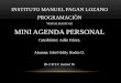 Mini Agenda Personal Isbel Rodas III-2 B.T.C Isemed M