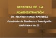Administracion: Historia y Origenes (Dr. Ricardo Ramos Martìnez)