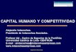 Conferencia: Capital Humano y Competitividad