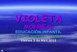 Violeta monreal. presentacion