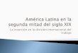 América latina en la segunda mitad del siglo xix