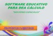 Software educativo para dea cálculo