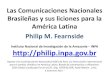 Las Comunicaciones Nacionales Brasileñas y sus liciones para la América Latina