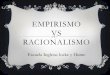 Empirismo vs racionalismo