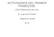 Actividades del Primer Trimestre -  Alejandro Prieto