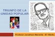 Presentación en Diapositivas Gobierno Salvador Allende Gossens 1970 - 1973