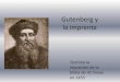 Gutenberg y la imprenta yo