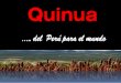 La quinua - Un legado de los Inkas