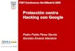 Proteccion Contra Hacking con Google