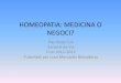 homeopatia: negoci o medecina?
