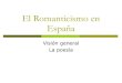 Romanticismo En EspañA  VisióN General