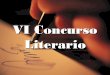 VI Concurso Literario NJR2013