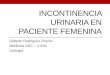 Incontinencia urinaria en paciente femenina