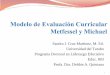 Presentación modelo de evaluación curricular metfessel y michael por sandra cruz educ 803 abril 2012