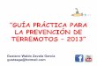 Guía practica para la prevención de terremotos   2013