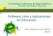 Software libre aplicado a la educacion