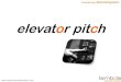 Presentación Comercial: Elevator Pitch