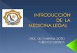 Introducción medicina legal medicina siat