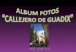 Álbum fotos; Callejero de Guadix