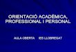 Orientació Professional, AcadèMica I Personal