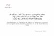 Análisis del Dictamen modificatorio de la Ley 30096 - Ley de Delitos Informáticos del Perú
