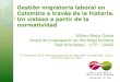 Gestion migratoria laboral en colombia 2011