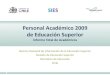Informe total personal académico 2009