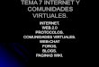 Tema 7 internet y comunidades virtuales