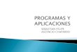 Programas y aplicaciones