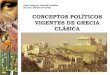 Conceptos politicos vigentes de grecia clásica