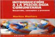 INTRODUCCIÓN A LA PSICOLOGÍA COMUNITARIA (Mariza Montero)