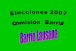 Barrio Lausana Elecciones 2007