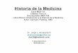 HISTORIA DE LA MEDICINA, Clase Fundamentos Basicos
