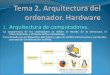 Tema2 arquitectura del ordenador hardware