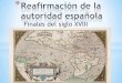 4. reafirmacion de la autoridad española