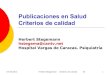 17 publicaciones en salud. criterios de calidad 07.06.2012