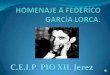 Homenaje a federico García Lorca