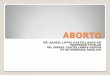 Aborto y amenaza de aborto