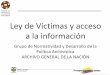 Dra. Laura sanchez - ley de víctimas y Acceso a la Información