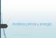 Materias primas y energía en España