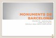 Monuments de barcelona