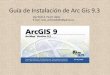 Guía de instalación de arc gis 9