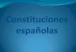 Constituciones españolas completo