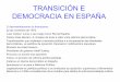 Transición e democracia en españa
