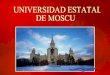 Universidad Estatal De Moscu